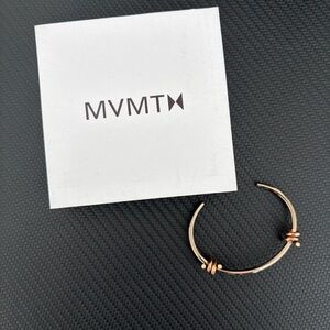 MVMT Rose Gold Knot Cuff Bracelet